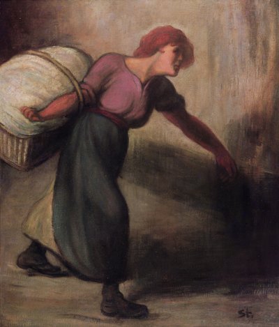 The Laundress by Théophile Alexandre Steinlen
